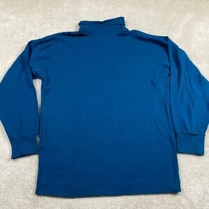 VTG Gap Turtleneck Shirt Mens XL* Blue Cotton 90s Preppy Sweater Pullover Grunge
